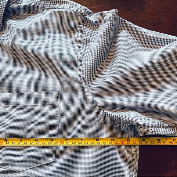 Michael MICHAEL KORS Blue Check XL Button Down Dress Shirt EUC - Picture 7 of 9